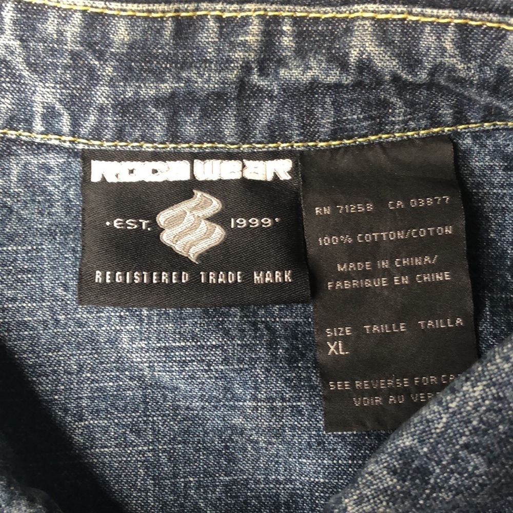 Y2K Rocawear Authentic Oversized Denim Jacket - Picture 12 of 15